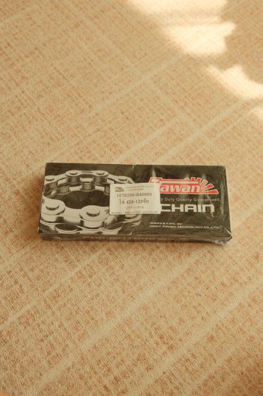 สเตอร์หลัง 428-42T (4 รู) พร้อมโซ่ 428 ใหม่ - Sproket 428-42T 4Bolt + Chain New รูปที่ 2