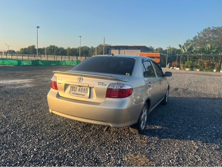 Toyota Vios 2007 1.5 J Sedan เบนซิน ไม่ติดแก๊ส เกียร์อัตโนมัติ บรอนซ์ทอง รูปที่ 4