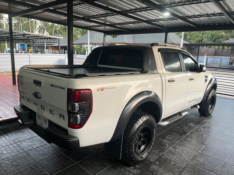 Ford Ranger 2013 2.2 Hi-Rider Wildtrak Pickup ดีเซล เกียร์อัตโนมัติ ขาว รูปที่ 3
