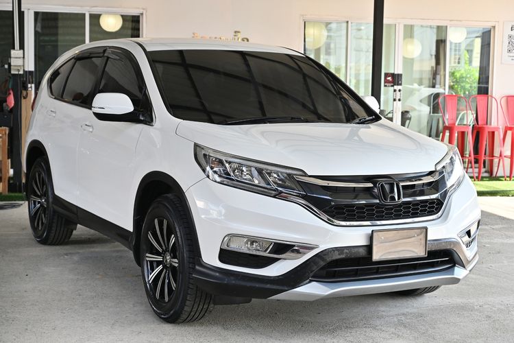 Honda CR-V 2015 2.0 S Utility-car เบนซิน ไม่ติดแก๊ส เกียร์อัตโนมัติ ขาว รูปที่ 3