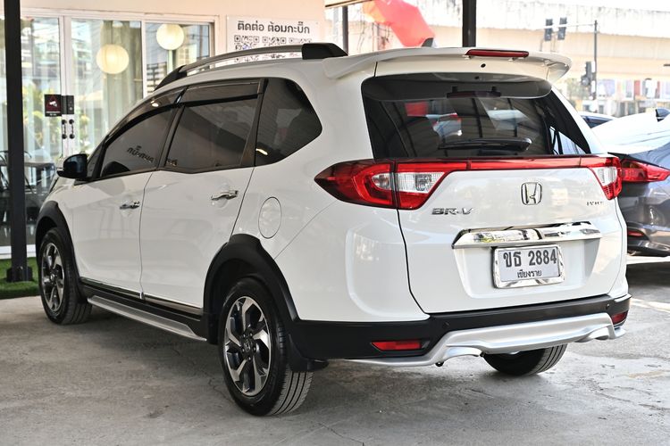 Honda BR-V 2018 1.5 SV Utility-car เบนซิน ไม่ติดแก๊ส เกียร์อัตโนมัติ ขาว รูปที่ 4