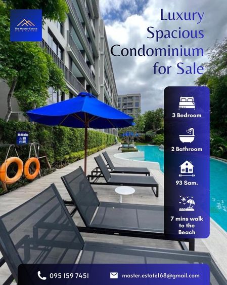 อื่นๆ ตกแต่งครบ คอนโด ห้องชุด หัวหิน