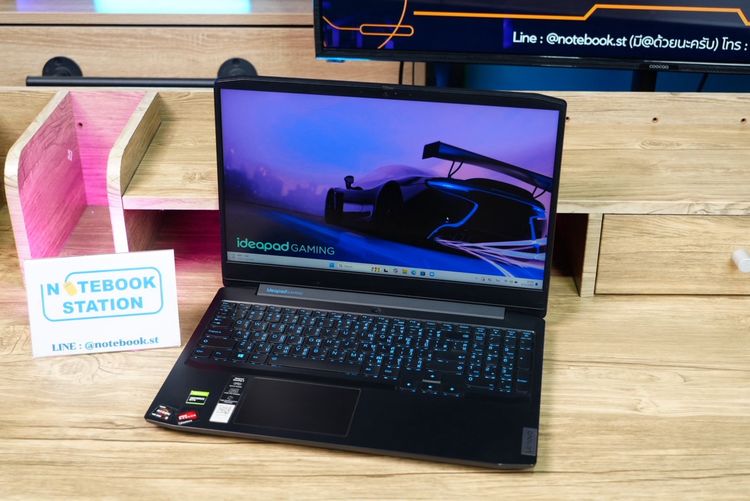 Lenovo IdeaPad Gaming 3 Ryzen5-4600H GTX1650(4GB) RAM16 SSD512 จอ15.6 FHD 120Hz สเปคเกมมิ่ง คีย์บอร์ดไฟสีฟ้า ขายเพียง 10,990.-เท่านั้น รูปที่ 4