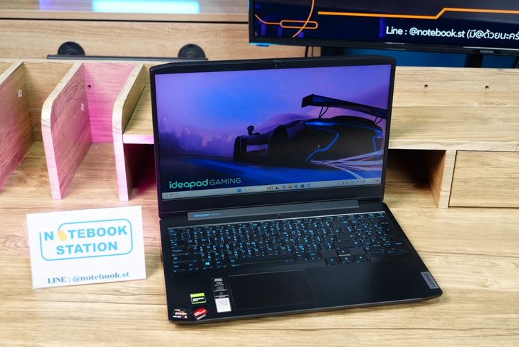 Lenovo IdeaPad Gaming 3 Ryzen5-4600H GTX1650(4GB) RAM16 SSD512 จอ15.6 FHD 120Hz สเปคเกมมิ่ง คีย์บอร์ดไฟสีฟ้า ขายเพียง 10,990.-เท่านั้น รูปที่ 3