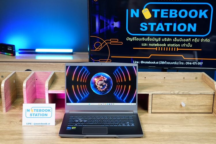 MSI THIN 15 i5-13420H RTX2050(4GB) Ram8 SSD512GB จอ15.6 FHD 144Hz เกมมิ่งสเปคสูง น้ำหนักเบา เครื่องสวย พร้อมประกันศูนย์ เพียง 16,890.- รูปที่ 2