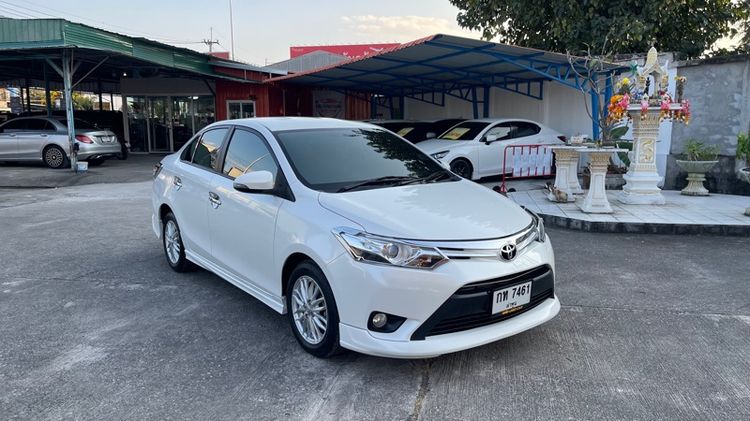 Toyota Vios 2016 1.5 Exclusive เบนซิน ไม่ติดแก๊ส เกียร์อัตโนมัติ ขาว รูปที่ 3