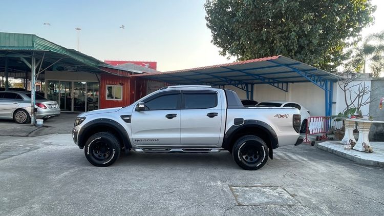 Ford Ranger 2013 3.2 Wildtrak 4WD Pickup ดีเซล ไม่ติดแก๊ส เกียร์อัตโนมัติ บรอนซ์เงิน รูปที่ 2