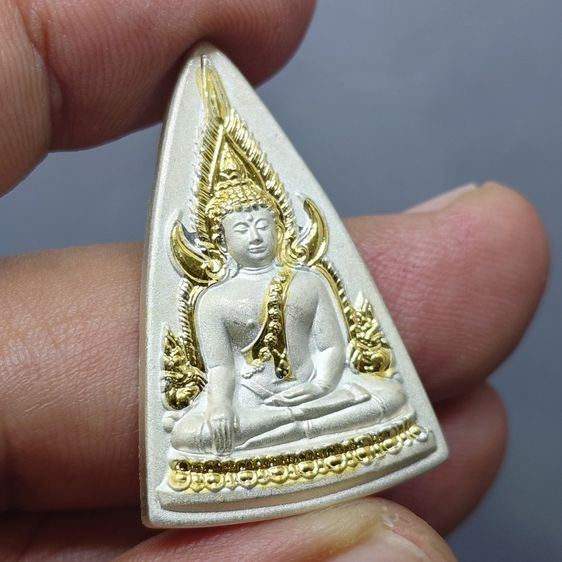 พระพุทธชินราช เหรียญพ่อ-เหรียญแม่ เนื้อกะไหล่เงิน หน้ากะไหล่ทอง ชุด 2 เหรียญ วัดสุทัศนเทพวราราม ปี 2550 พร้อมกล่องเดิม รูปที่ 5