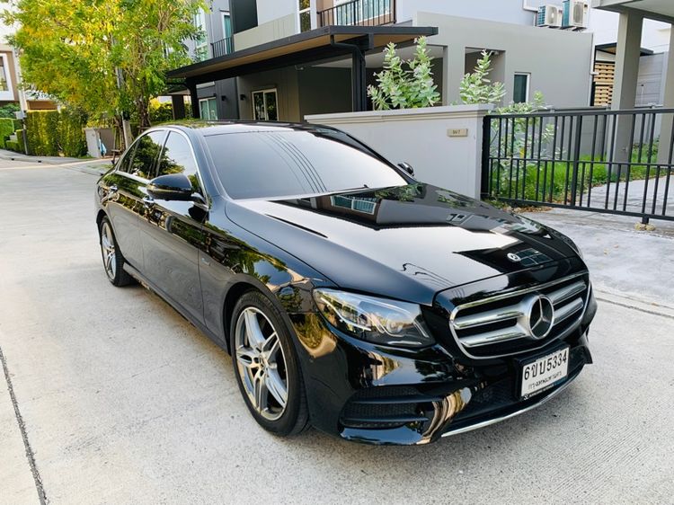 Mercedes-Benz E-Class 2020 E350 AMG Sedan ปลั๊กอินไฮบริด (PHEV) เกียร์อัตโนมัติ ดำ รูปที่ 2