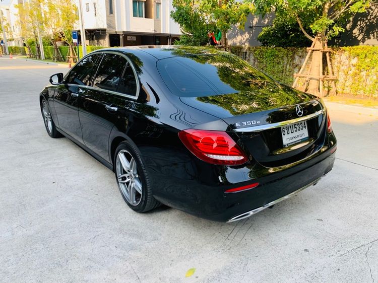 Mercedes-Benz E-Class 2020 E350 AMG Sedan ปลั๊กอินไฮบริด (PHEV) เกียร์อัตโนมัติ ดำ รูปที่ 3