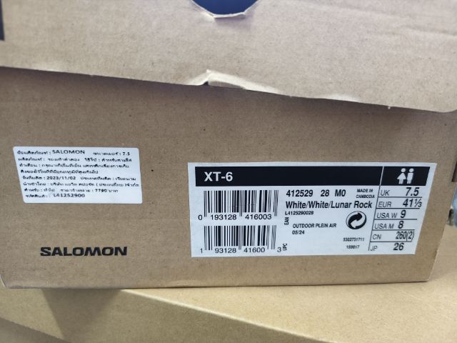 รองเท้าผ้าใบ SALOMON มือ1 รูปที่ 4