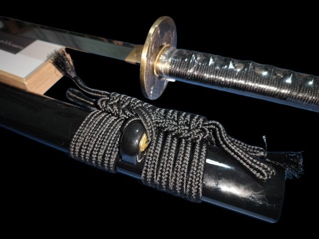 ดาบซามูไร คาตานะญี่ปุ่น ขนาดนากามากิ T10 พร้อมใบเซอร์ รูปที่ 9