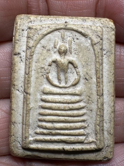 🙏พระสมเด็จวัดเกศไชโย พิมพ์เจ็ดชั้นนิยม🙏พระสมเด็จพิมพ์ใหญ่ เนื้อเก่า กรอบเงินเดิม องค์ละ 4550 รูปที่ 6