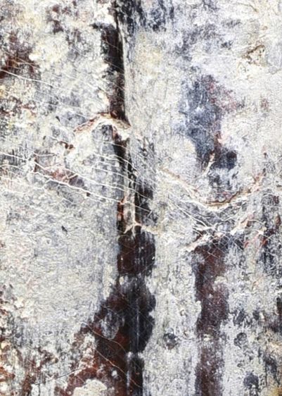 มรดกบรรพบุรุษ สนิมไขแดงลูกหว้า พระบ้าน พระร่วงยืนหลังรางปืน กรุวัดพระศรีมหาธาตุ ลพบุรี  ขึ้นไข แตกใยแมงมุม สวย รูปที่ 3