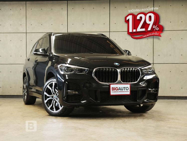 BMW X1 2022 2.0 sDrive20d M Sport Utility-car ดีเซล ไม่ติดแก๊ส เกียร์อัตโนมัติ ดำ