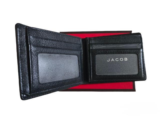 🔥🔥SALE🔥🔥ลดราคา‼️กระเป๋าสตางต์ผช.JACOB หนังแท้สึดำ เหลือ 550  ด่วน❗️ รูปที่ 6