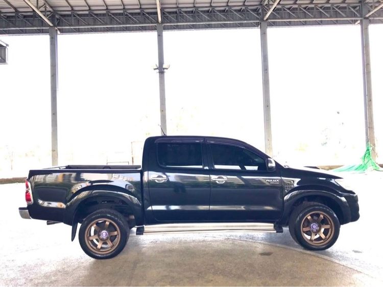Toyota Hilux Vigo Champ 2012 Double Cab 2.5 E VNT Prerunner Pickup ดีเซล ไม่ติดแก๊ส เกียร์อัตโนมัติ ดำ รูปที่ 3
