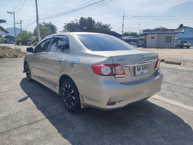 Toyota Altis 2011 1.6 E CNG Sedan เบนซิน NGV เกียร์อัตโนมัติ บรอนซ์ทอง รูปที่ 2