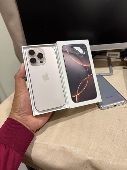 iPhone 16 Pro 128GB Desert Titanium เดิมๆ สวยใส ไร้รอย รับเทิร์นทุกรุ่นครับ