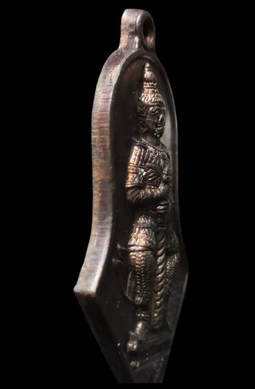 เหรียญท้าวเวสสุวรรณปี45 เนื้อทองแดง วัดจุฬามณี รูปที่ 3