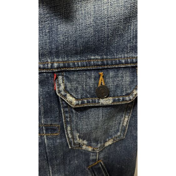 เสื้อยีนส์ผู้ชายLevisของแท้มือสอง รูปที่ 3