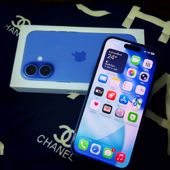Iphone 16  256 เครื่องใหม่กริ๊บ  เครื่องเพิ่งใช้ 3 เดือน