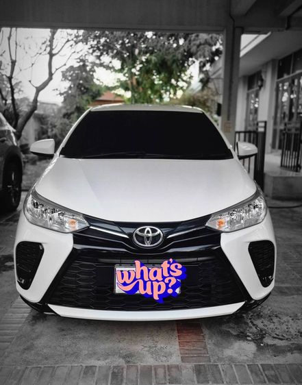 Toyota Yaris 2022 1.2 Entry Sedan เบนซิน ไม่ติดแก๊ส เกียร์อัตโนมัติ ขาว รูปที่ 2
