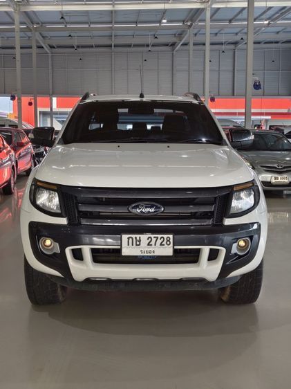 Ford Ranger 2015 3.2 Wildtrak 4WD Pickup ดีเซล เกียร์อัตโนมัติ ขาว รูปที่ 2