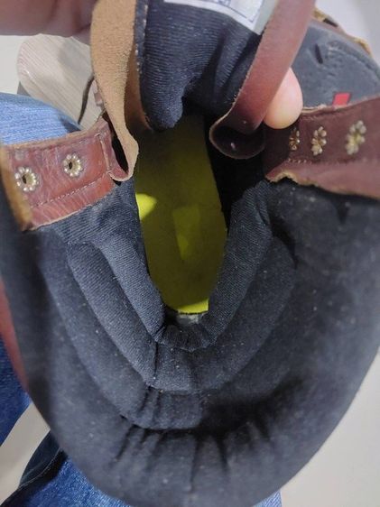 Vintage Carolina Men Hi Met Guard Steel Toe boots Made in USA ขนาด 9EE วัดจริง 27 ซม. สภาพสวยเหมือนใหม่ รูปที่ 9