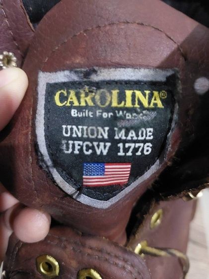 Vintage Carolina Men Hi Met Guard Steel Toe boots Made in USA ขนาด 9EE วัดจริง 27 ซม. สภาพสวยเหมือนใหม่ รูปที่ 7