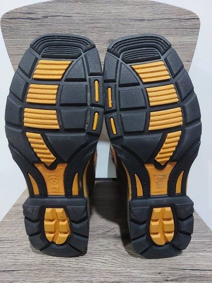 รองเท้าบู้ทคาวบอย Ariat work boots square toe Size 9EE วัดจริง 27 ซม. หนังสวยมาก Made in China พื้นหนาๆเต็มๆ รูปที่ 5