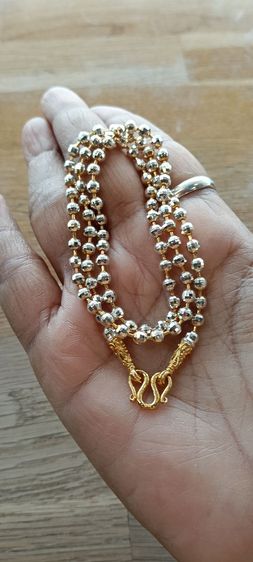 สร้อยคอทองคำขาวงานจิวไม่ลอกไม่ดำ รูปที่ 18