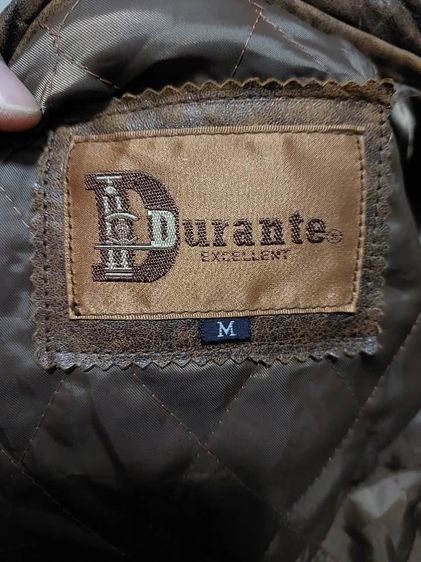 เสื้อแจ็คเก็ตหนังสีน้ำตาลลายกระดำ DURANTE EXCELLENT SIZE M หนังแกะนิ่มมากสวมใส่สบาย ดีไซน์สวย รูปที่ 10