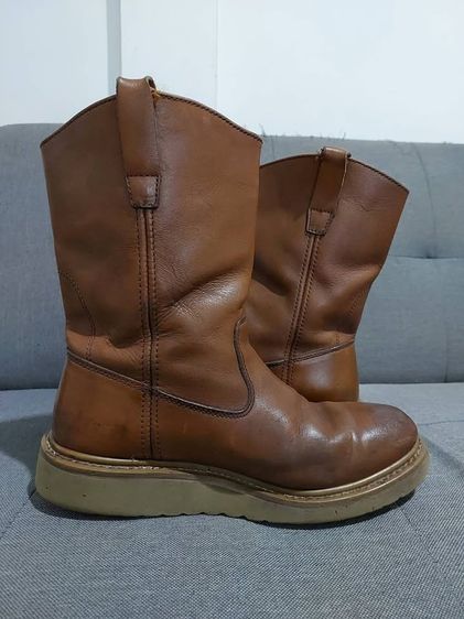 รองเท้าบู้ท HERMAN SURVIVORS MADE IN CHINA SIZE 9 วัดจริง 27 ซม. หัวไม่เหล็กนะครับ หนังสีน้ำตาลหนา พื้นเต็ม รูปที่ 6