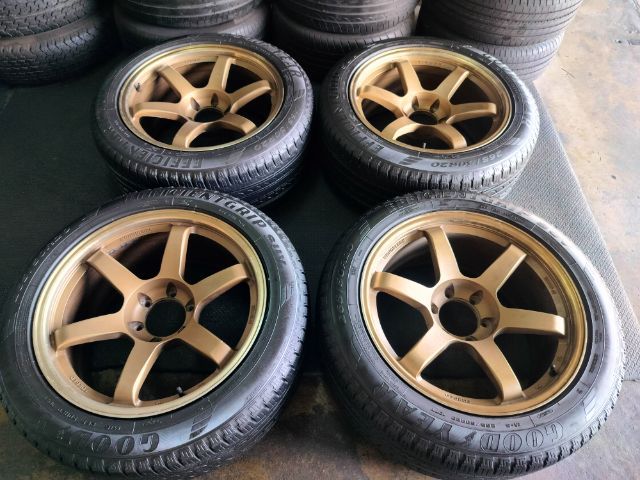 ล้อแม็ก TE37 ขอบ 20 6 รูพร้อมยางสภาพสวย