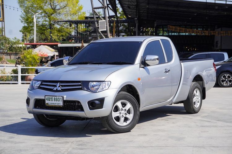 Mitsubishi Triton 2008 2.5 GLX Pickup ดีเซล ไม่ติดแก๊ส เกียร์ธรรมดา เทา รูปที่ 3