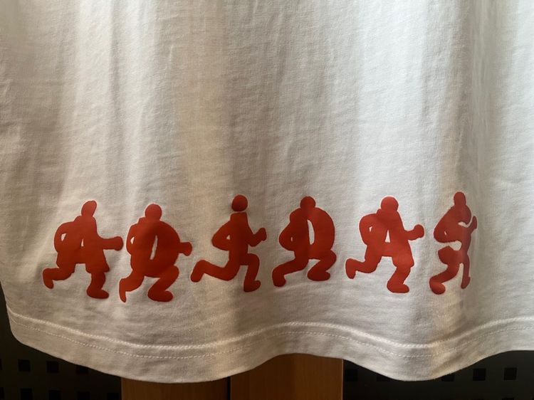 เสื้อยืดแขนสั้น Adidas Original TREFOIL สีขาว S (มือหนึ่ง) รูปที่ 4