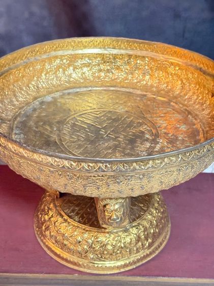 พานขาสิงห์กะไหล่ทอง รูปที่ 4