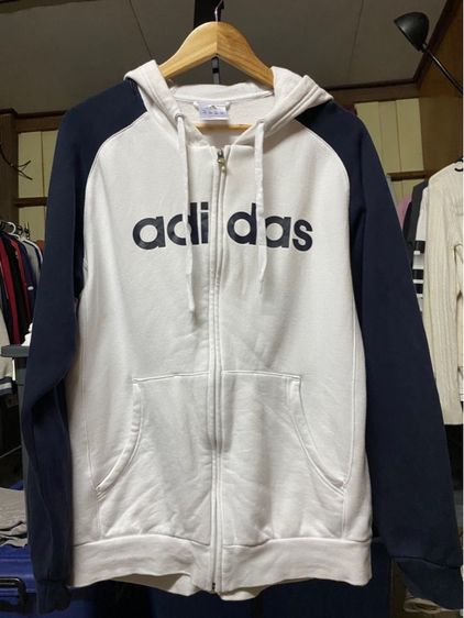 ขาว EU 46.5 แขนยาว อื่นๆ อื่นๆ เสื้อมีฮู้ด Adidas 