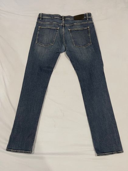 BOSS Hugo Boss Jeans ของแท้ เอว 32 ทรง Skinny ผ้ายืด สียีนส์เข้ม รูปที่ 2