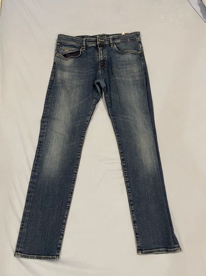 อื่นๆ อื่นๆ ไม่มีแขน อื่นๆ BOSS Hugo Boss Jeans ของแท้ เอว 32 ทรง Skinny ผ้ายืด สียีนส์เข้ม