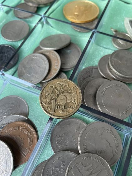 เหรียญ 1 dollar Elizabeth II ปี 1985 หลังจิงโจ้