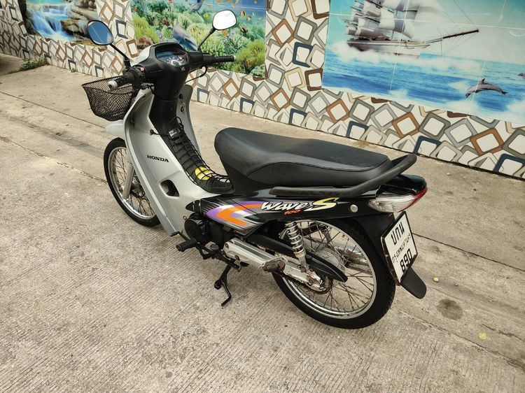 🛵ยังไงก็ขาย WAVE100 ปี 46(งดต่อ ขายตามสภาพ) เครื่องดี สีสวย สตาร์ทเท้า เล่มชุดโอนครบ+เปลี่ยนถ่ายน้ำมันเครื่องฟรี ไม่มีส่งฟรี รูปที่ 6