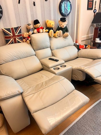 Luxury Recliner Sofa พร้อมที่วางแก้ว และ ช่องเก็บของ รูปที่ 6