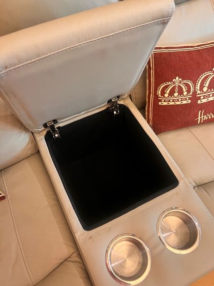 Luxury Recliner Sofa พร้อมที่วางแก้ว และ ช่องเก็บของ รูปที่ 3