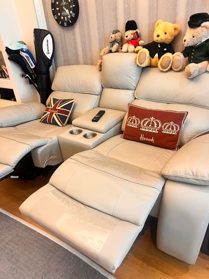 Luxury Recliner Sofa พร้อมที่วางแก้ว และ ช่องเก็บของ รูปที่ 5