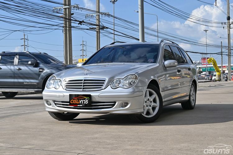 รถ Mercedes-Benz C-Class C180 Kompressor สี บรอนซ์เงิน