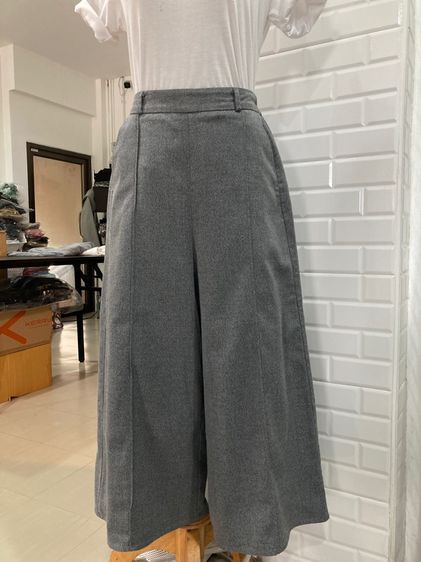 ไม่มีแขน เทา M Instagram Brand (IG Brands) กางเกงทรงขากว้าง GU