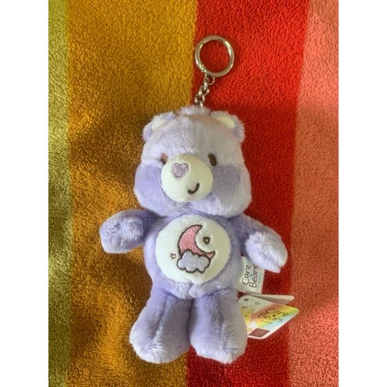พวงกุญแจ carebear ขนาด 6“ สีม่วงพาสเทล เป็นของขวัญ รูปที่ 2