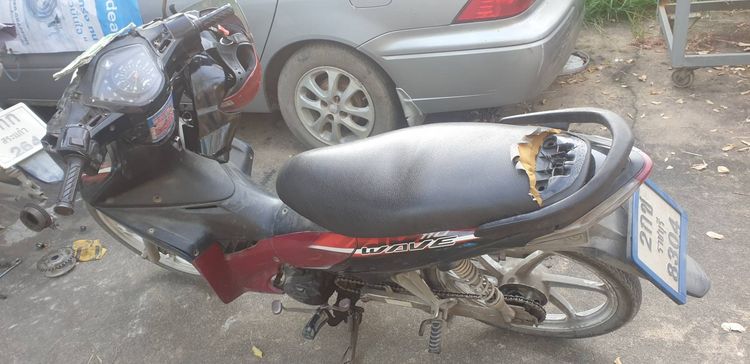 Wave 110i ล้อแม๊ก สตาร์ทเท้า แดง-ดำ สภาพใช้งาน มีเล่มเขียวเอกสารโอน รูปที่ 4